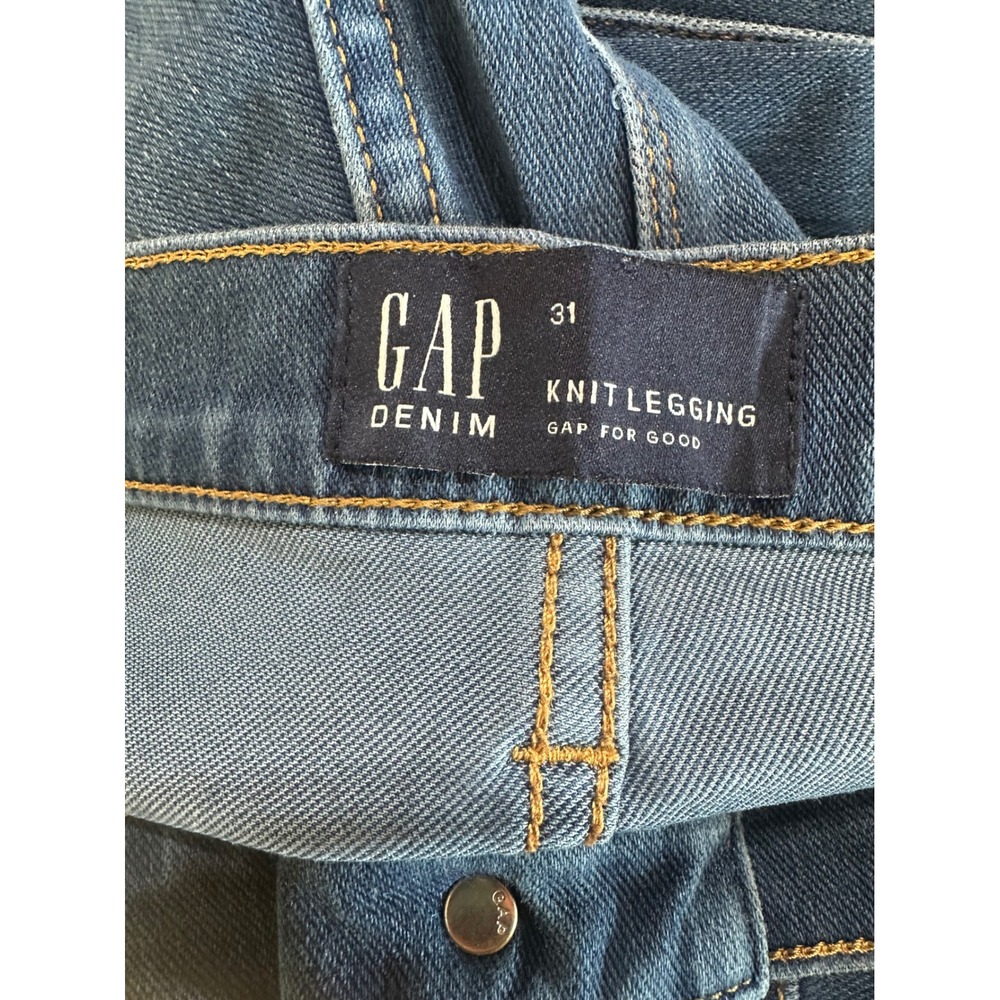 Gap Denim Legging Jeans Women 12/31 Blue Bundle Skinny Knit 3-Pack EUC - Picture 14 of 16